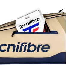 Torba na rakiety tenisowe Tecnifibre Tour Endurance (torba na rakiety, 2 główne komory, komora na buty) 2025 piasek 12 sztuk